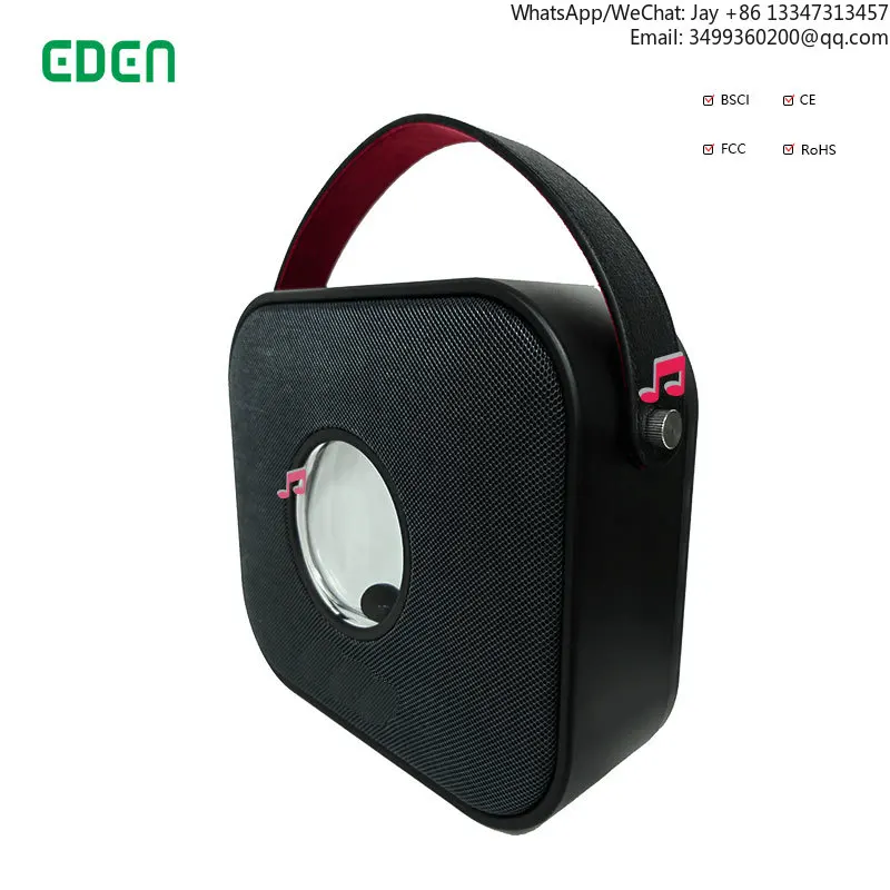 

4 Inch Portable Bluetooth Speaker Home Wireless Karaoke Sound System Outdoor Magnetic Ferrofluid Speakers