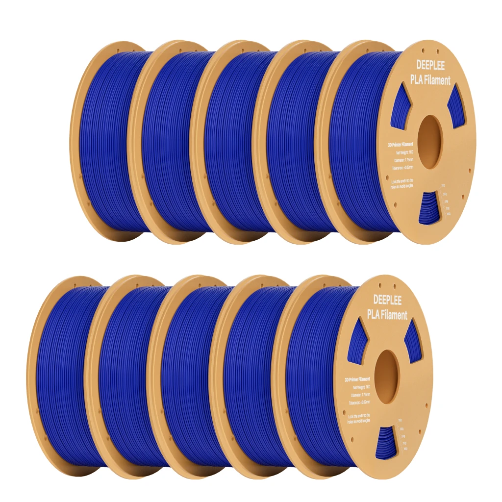 DEEPLEE 5/10KG PLA Filament 1,75mm Lebendige Farben FDM 3D-Drucker Verbrauchsmaterialien Geringe Fadenbildung, Hohe Präzision Deeplee Filament