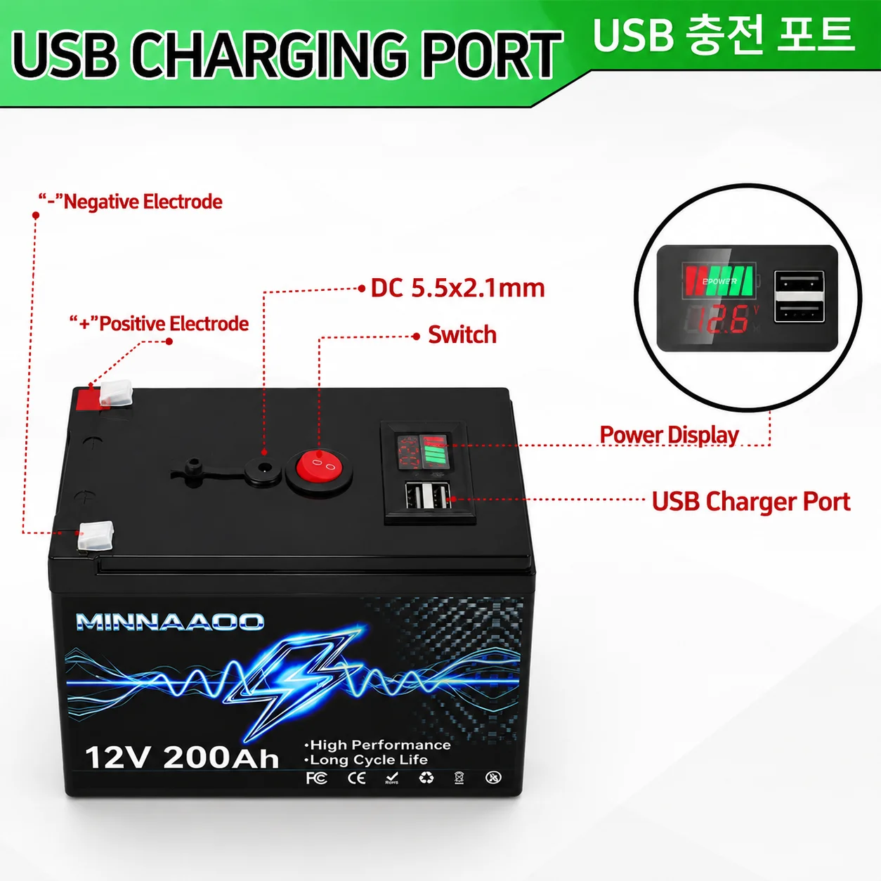 12V 200Ah LiFePO4 Solar Batter - Fish Finder Battery ulasan dan harga