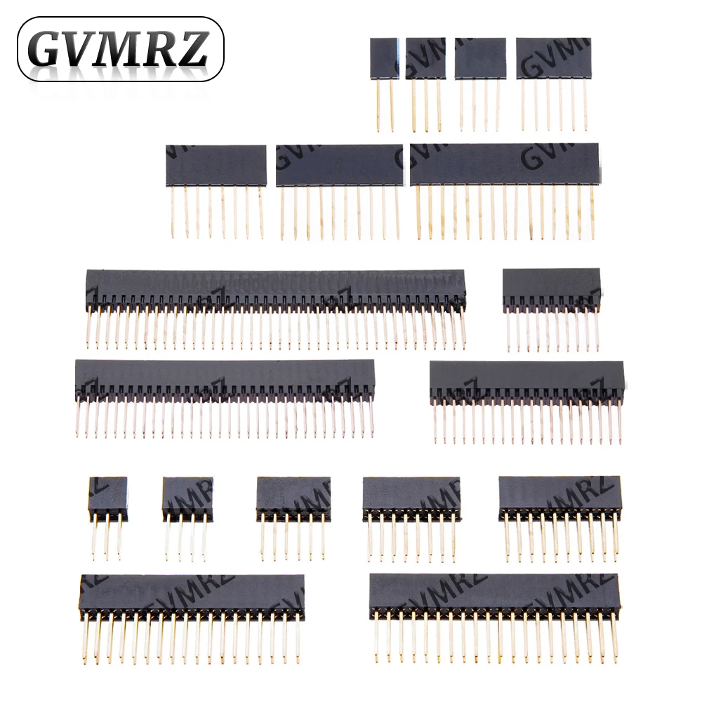 2.54 mm Stackable Long Legs Femal Header For Arduino 2/3/4/6/8/10/15 Pin  2PIN 3PIN 4PIN 6PIN 8PIN 10PIN 15PIN 