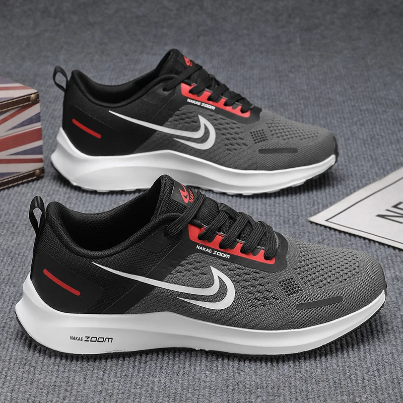 

Men's Shoes 2025 New Summer Breathable Mesh Casual Sports Shoes Men's Trendyy Versatile Work Running Shoes