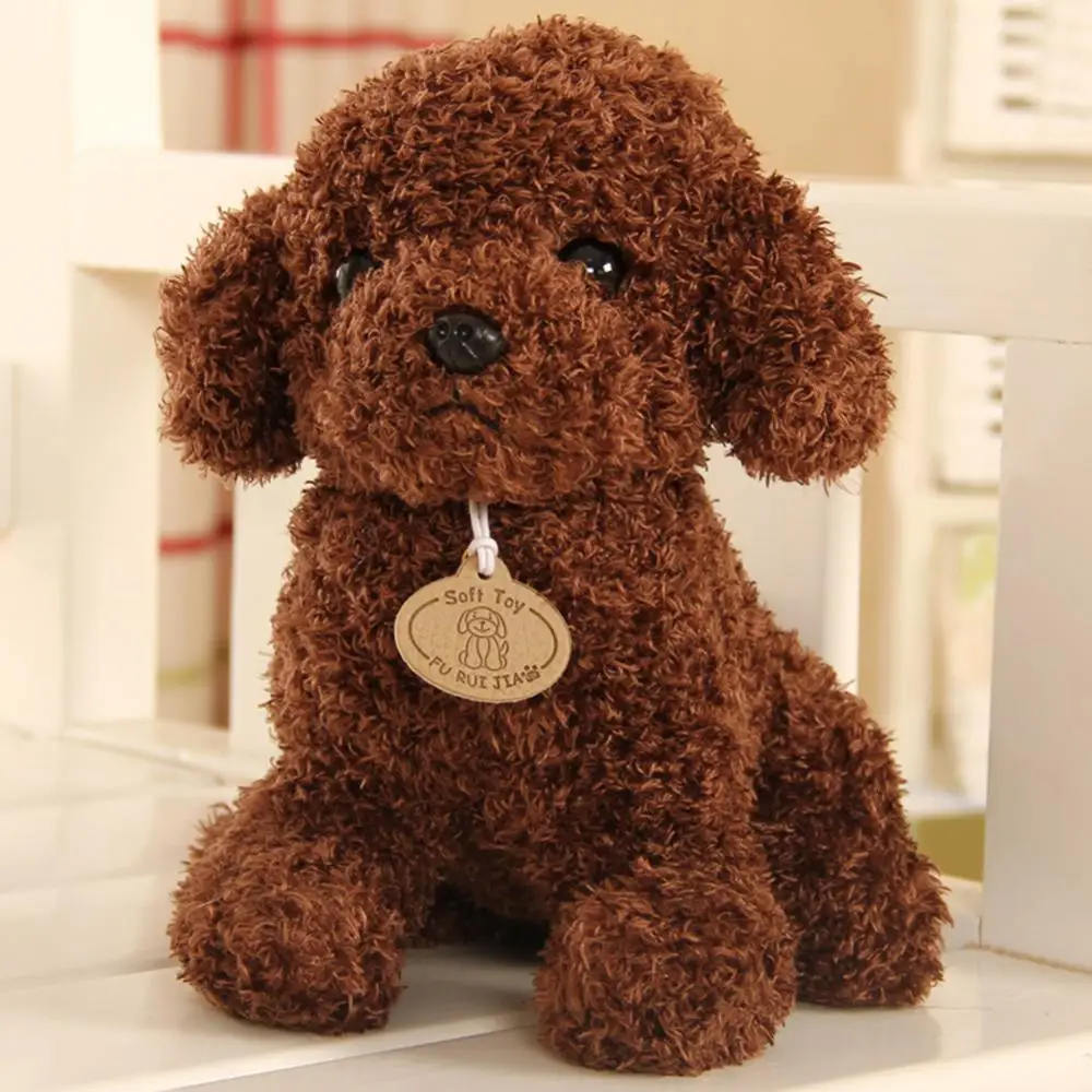 Teddy Hond Puppy Ornamenten Kinderen Kinderen Schattige Mooie Knuffel Hond Dieren Pluche Puppy Home Versiering Verjaardagscadeau Schattige Honden