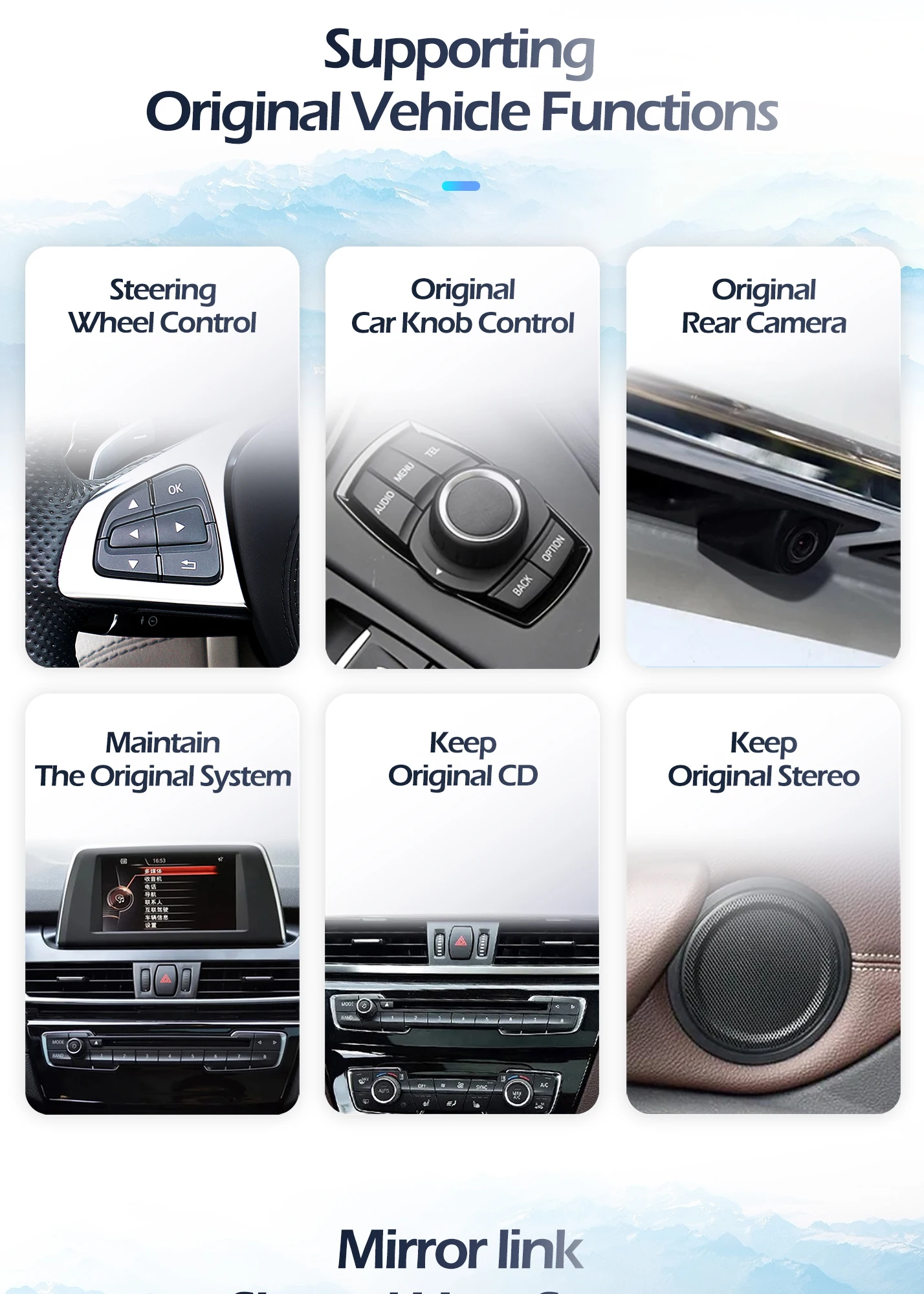 Car Video Multimedia Player BT 4G Ultra-thin Screen Auto Accessories Android 15 for BMW X5 E70 X6 E71 2008 - 2013 CCC CIC System