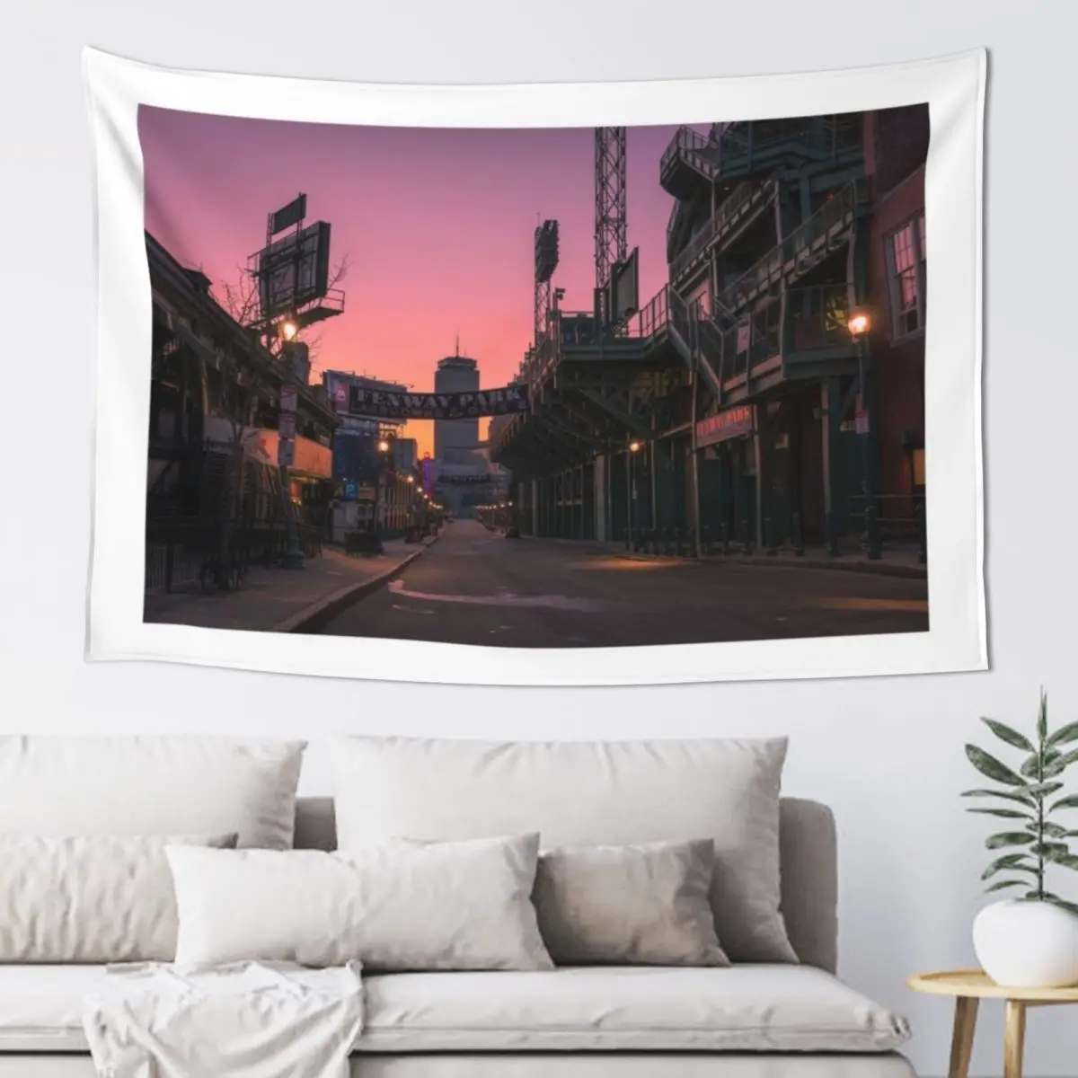 Fenway Park, Boston. Tapestry Home Decoration Accessories Hanging Wall Aesthetic Room Decor Korean Tapestry