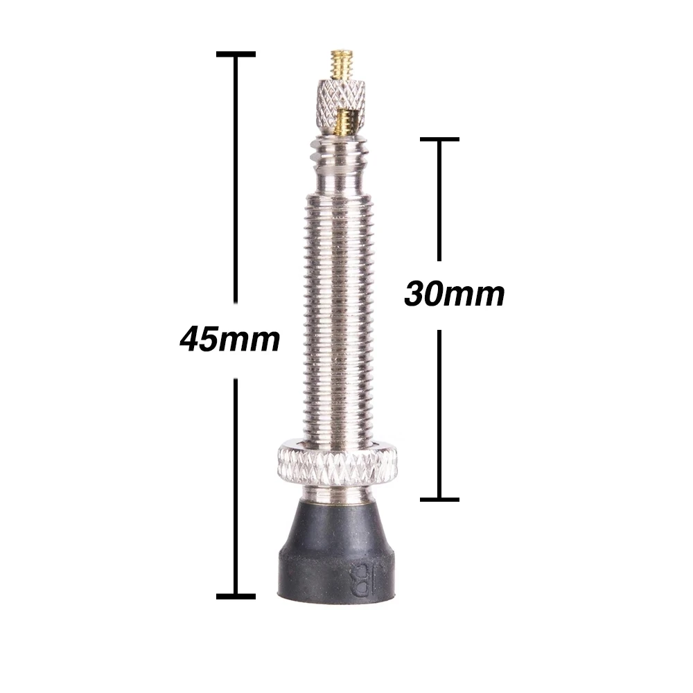 MTB Road Bike Tubeless Valves FV French Tyre F/V No Tubes Presta Tire Conversion Kit 30mm Bicycle Valve Tool Set Bicycle Parts