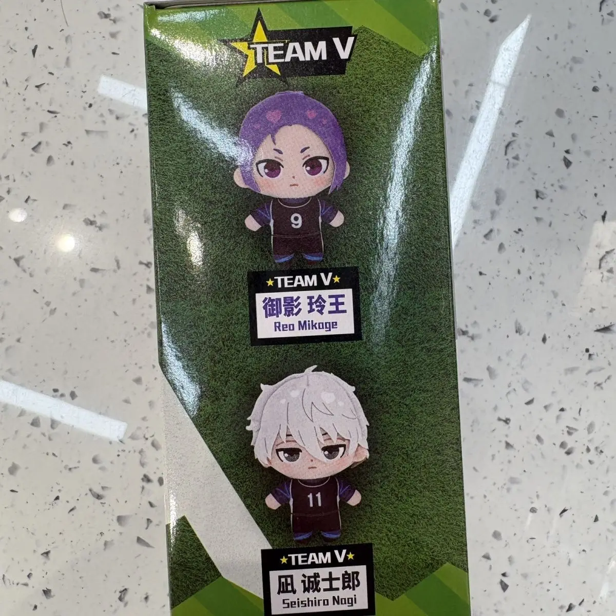 الأزرق قفل أفخم دمية لينة قلادة لعبة شخصية كرتونية تحصيل تمثال Acg السلع 6 قطعة مجموعة المفاتيح حقيبة سحر