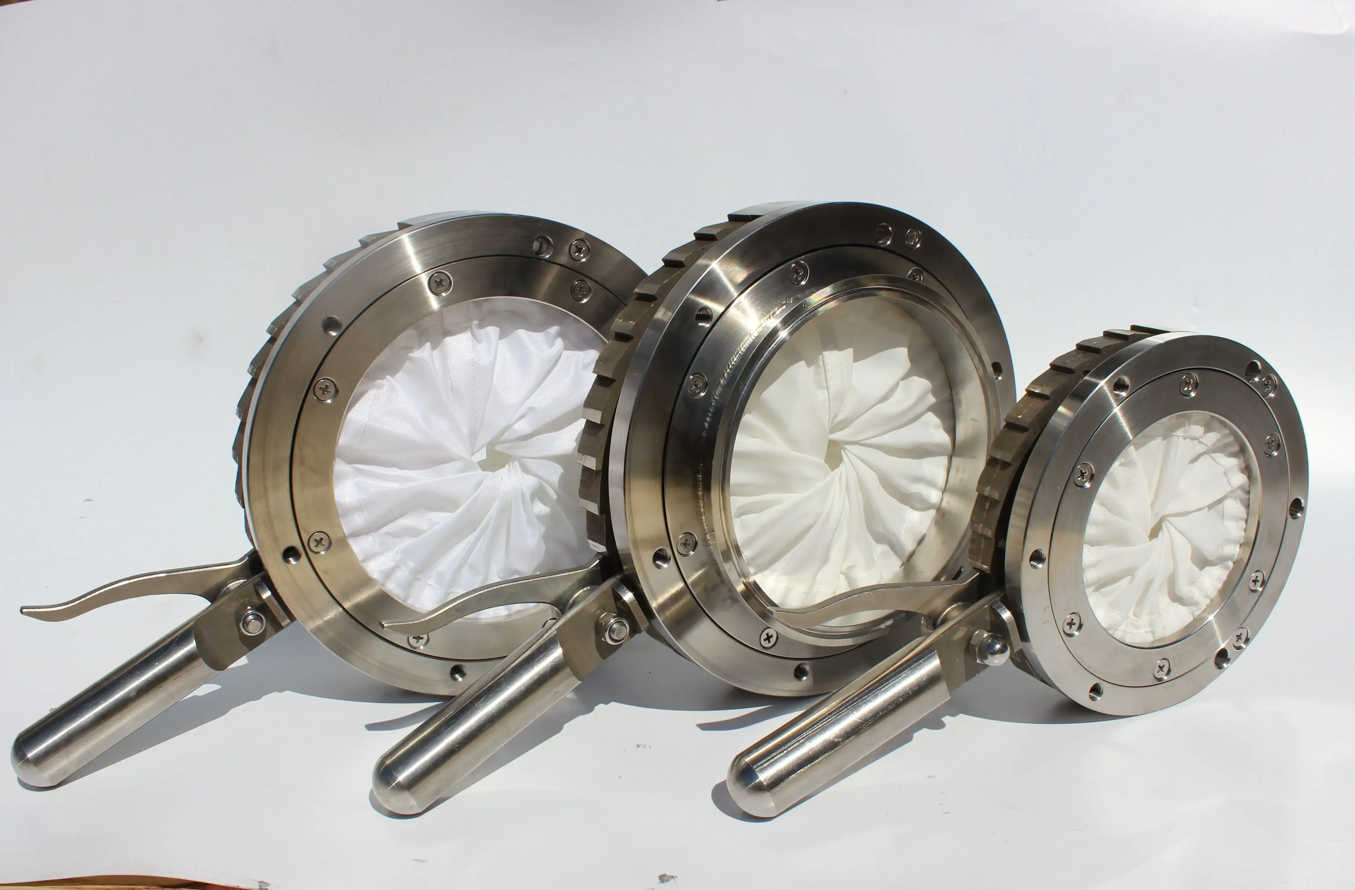 2026/DN250 10inch Iris Double Diaphragms valves  Polyester Sleeve for Powder Solid Flowing