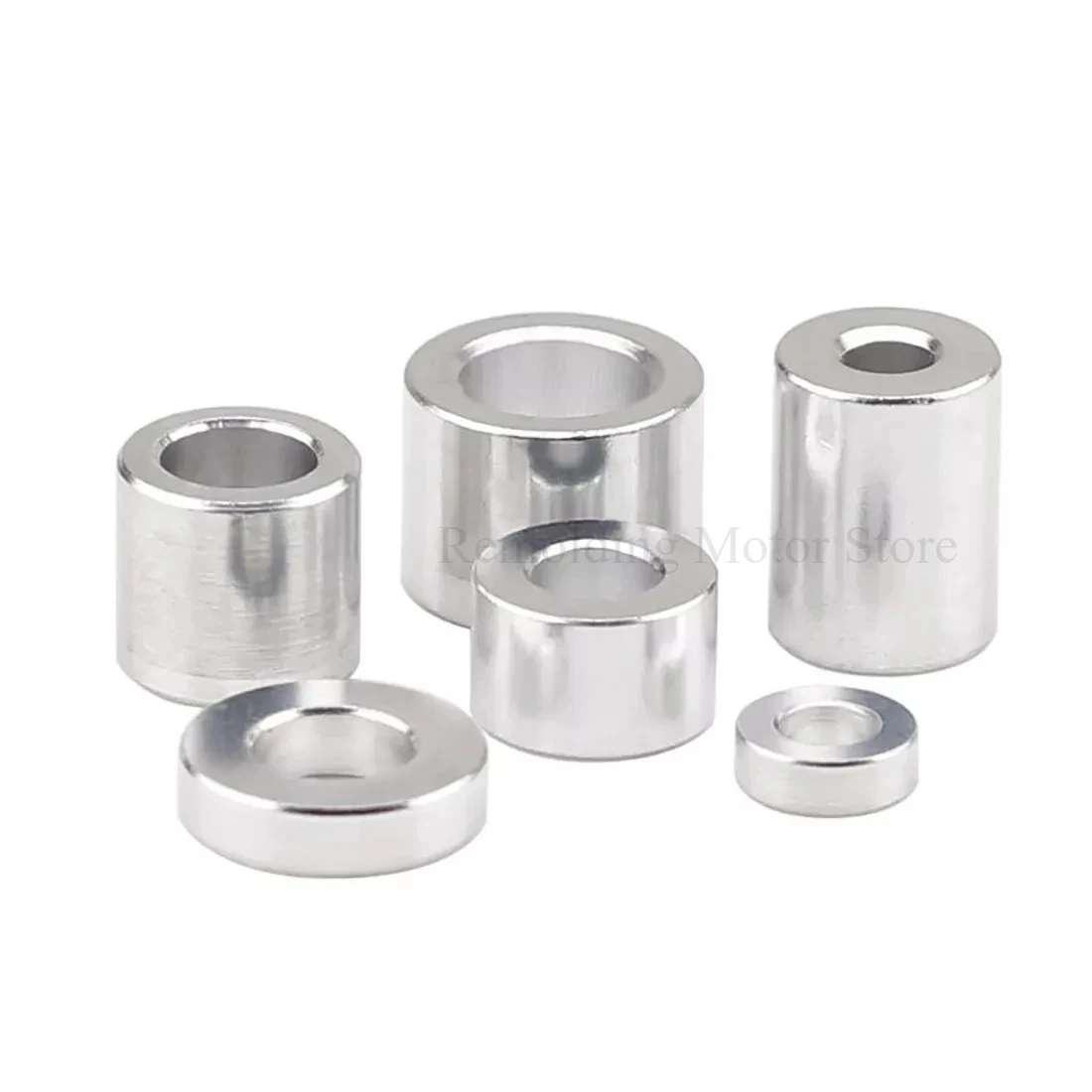 M6.2 M8.2 M10.2 M12.2 Aluminum Kit Unthreaded Flat Washers & CNC Bushings for Industrial Machinery (1.5mm-50mm OD)