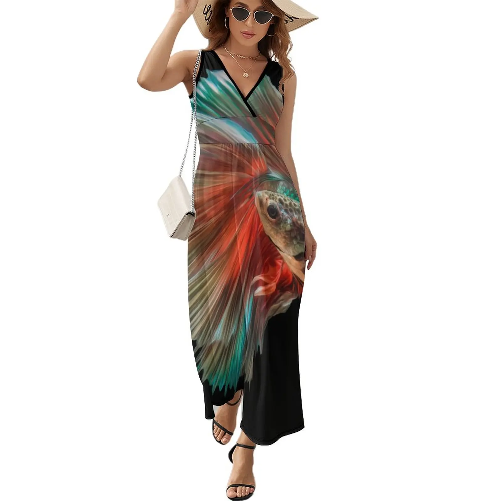 

Irish Siamese Betta Fish Sleeveless Dress festival outfit women summer dress