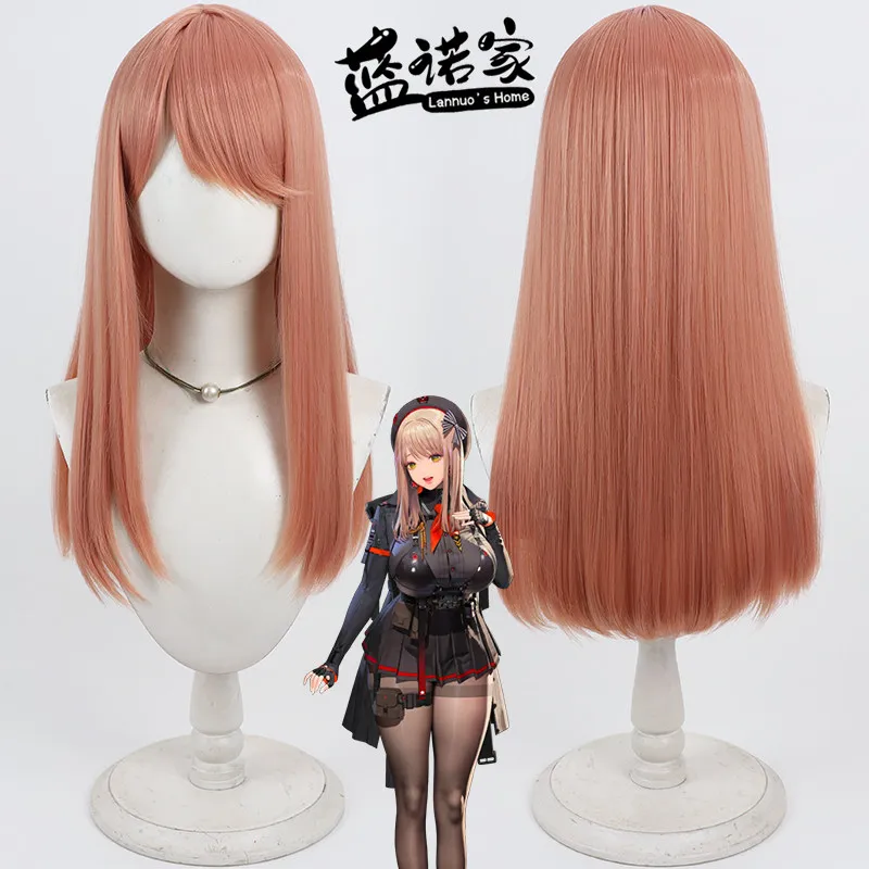 

Game Emma Cos Cosplay Wig Halloween Carnival Party Props Synthetic Hair Heat Resistant Fiber + Wig Cap