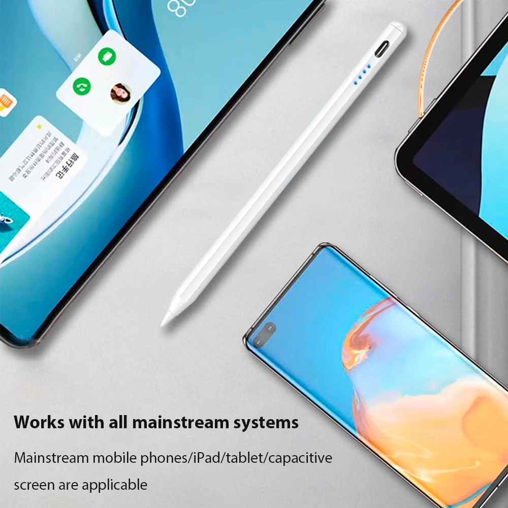 Universal Stylus Pen For Android Ios Windows Magnetic Adsorption Ipad Pencil Apple Pencil Extra Long Standby Ipad Accessory