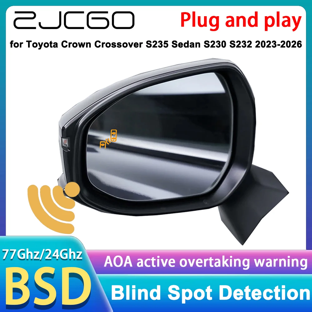 for Toyota Crown Crossover S235 Sedan S230 S232 2023-2026 Rear Cross Traffic Alert Blind Spot Monitor Assist Detection DSM RCTA