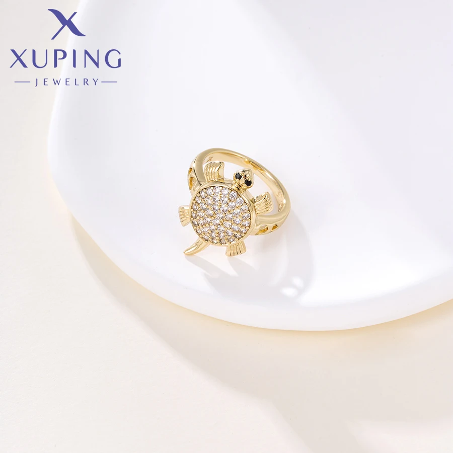 Xuping Jewelry Fashion Eleganter, neu eingetroffener Tierring mit goldfarbener Beschichtung als Partygeschenk X001139144 – Detail 12