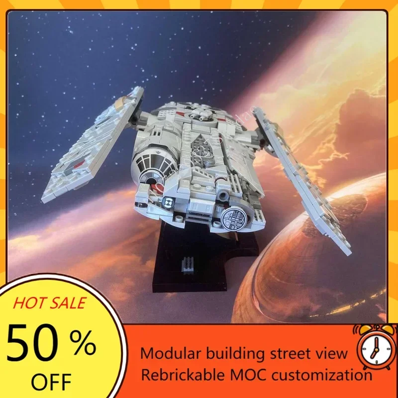 641PCS Luthen's Fondor Hullcraft Midi Scale Space War Military MOC SpaceShip Battle Model Custom Puzzles DIY Assembly Model Gift