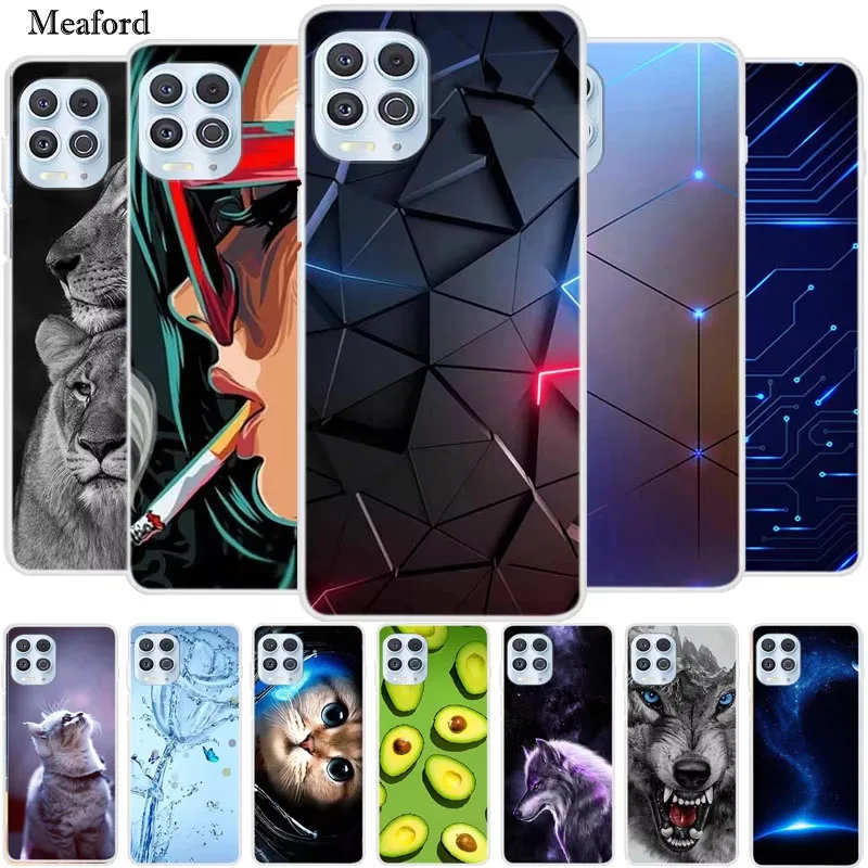 

Чехол для Moto Edge S, Мягкий Силиконовый ТПУ чехол-накладка с животными для телефона Motorola Edge S, противоударный Модный чехол, милый чехол