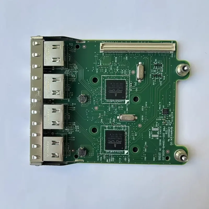 0R1XFC 0FM487 Scheda di interfaccia di rete Quad Gigabit R620 R720 R820 730 server