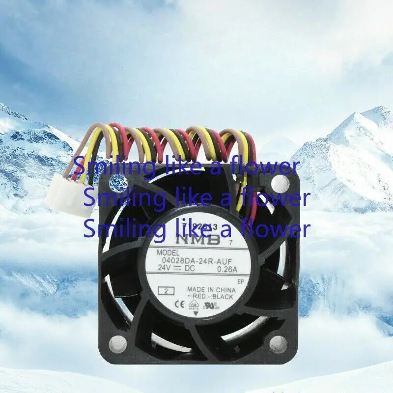 For CPU Cases Silent Cooling Fan 04028DA-24R-AUF 24V 0.26A 40*40*28MM