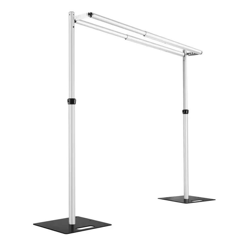 Wedding Arch Column Retractable Slide Fit Column 5-50ft for Base Easy to Assemble Rectangular Overhanging System