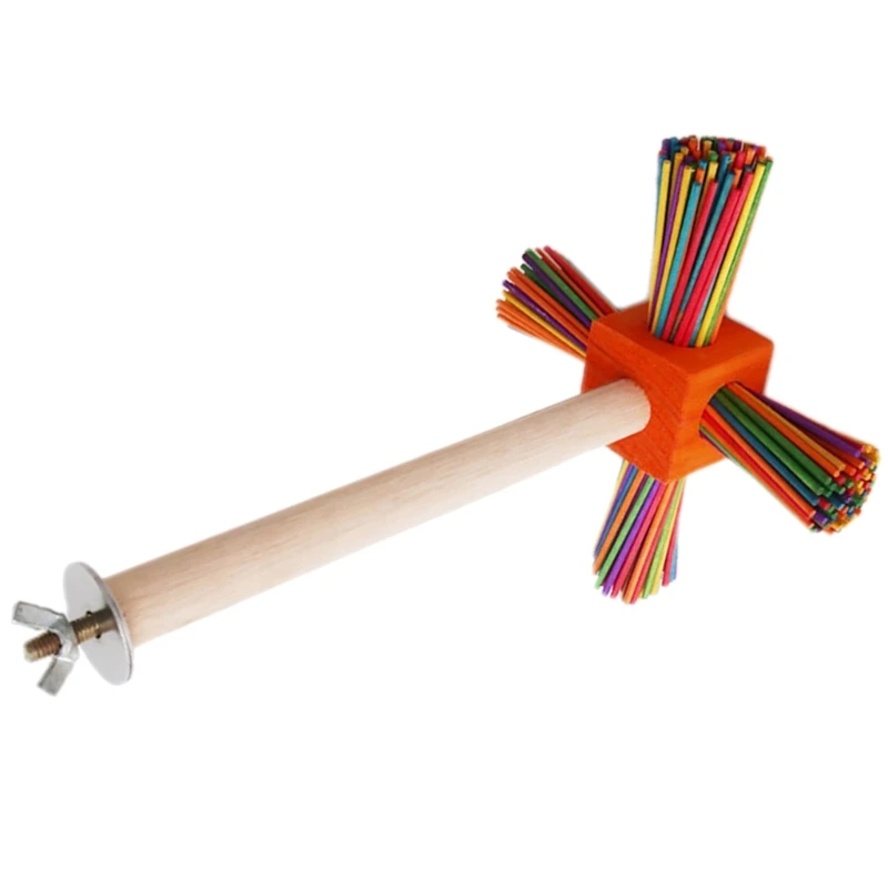 

Bird Parrot Cage Perch Natural Wooden Bird Perch Multifunctional Perch for Bird