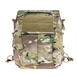 Tactical Zip-on Panel Pack Bag Military JPC2.0 Zipper Adapter Backpack Army Storage Bag Airsoft Acessories Outdoor Sports