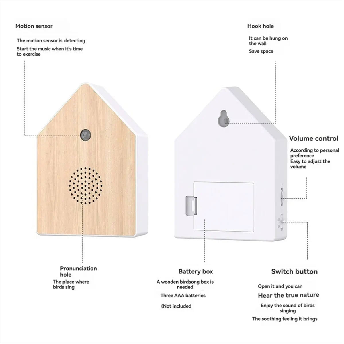 Noise Y65A Box Bird Singing Speaker with Smart Animal Noise Machine for Bedroom Living Room Relaxation - Aliexpress Deal