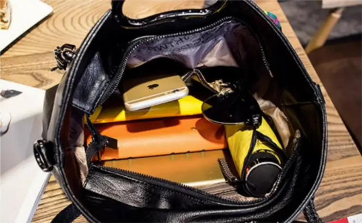 2025 Nieuwe Mode Echt Leer Vrouwen Handtassen Schapenvacht Draagtas Grote Capaciteit Dame Keten Schouder Messenger Bags