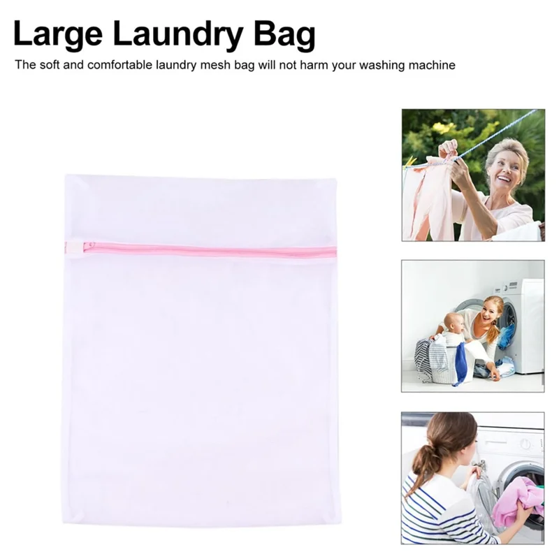 ABJN-4Pcs Wäscherei-Waschbeutel, Netzschutztaschen für Reisen, Wohnheim-Design für empfindliche Kleidung