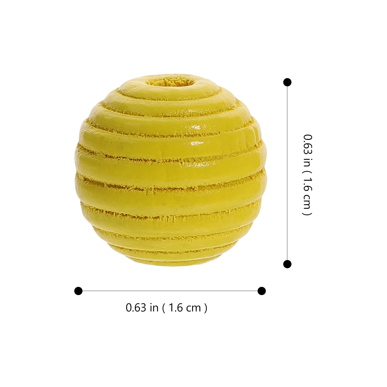 120 Stück Kinder-DIY-Holzperlen zur Dekoration, Bienen-Thema Bastelzubehör für Bauernhaus-Party, Kinderzimmer-Dekoration, Handgemachter Schmuck