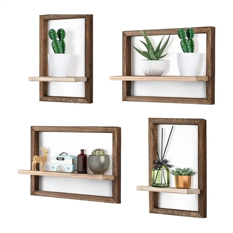 Wall Shelf For Living Room Wall Mounted Wall Shelf Floating Shelves Geometric Home Decor Display Wall Storage For Home & Living