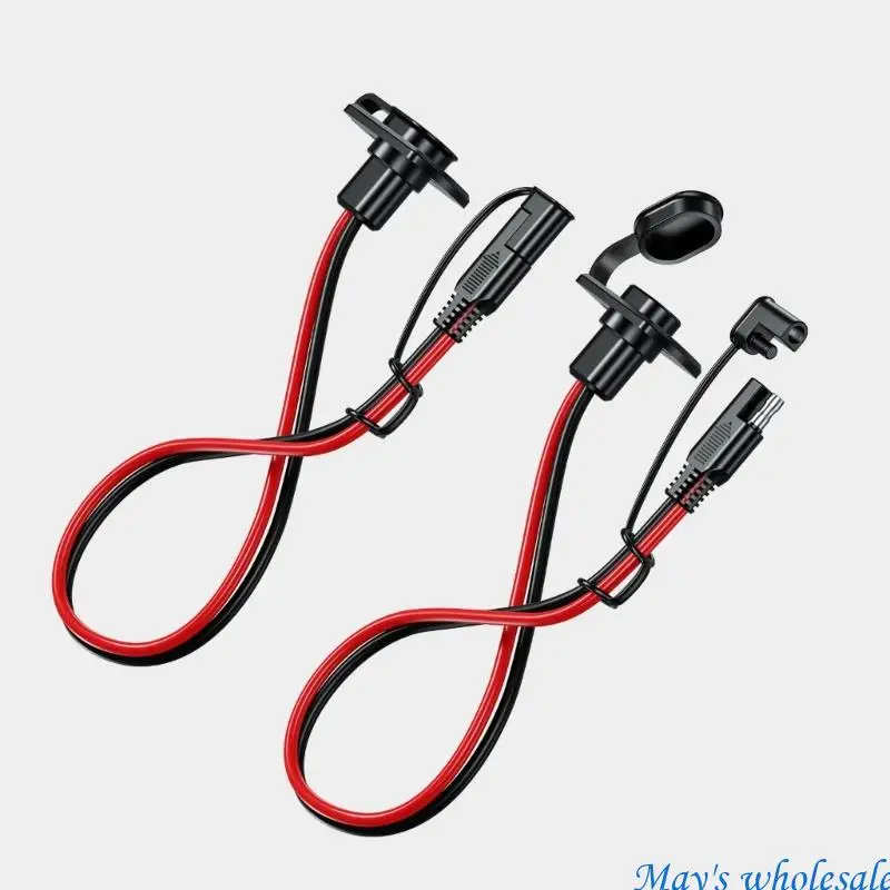 موصلات سريعة تسخير محولات SAE مقاوم للماء ذكر إلى أنثى كابل المقبس كابل بطارية السيارة للدراجات النارية جرارات السيارات 448A