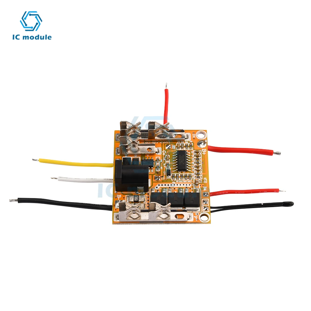 Circuito de protección de batería de litio de iones de litio 18650, 5S de placa de carga de 21V, módulo de celda Lipo, PCM, PCB, BMS para taladro