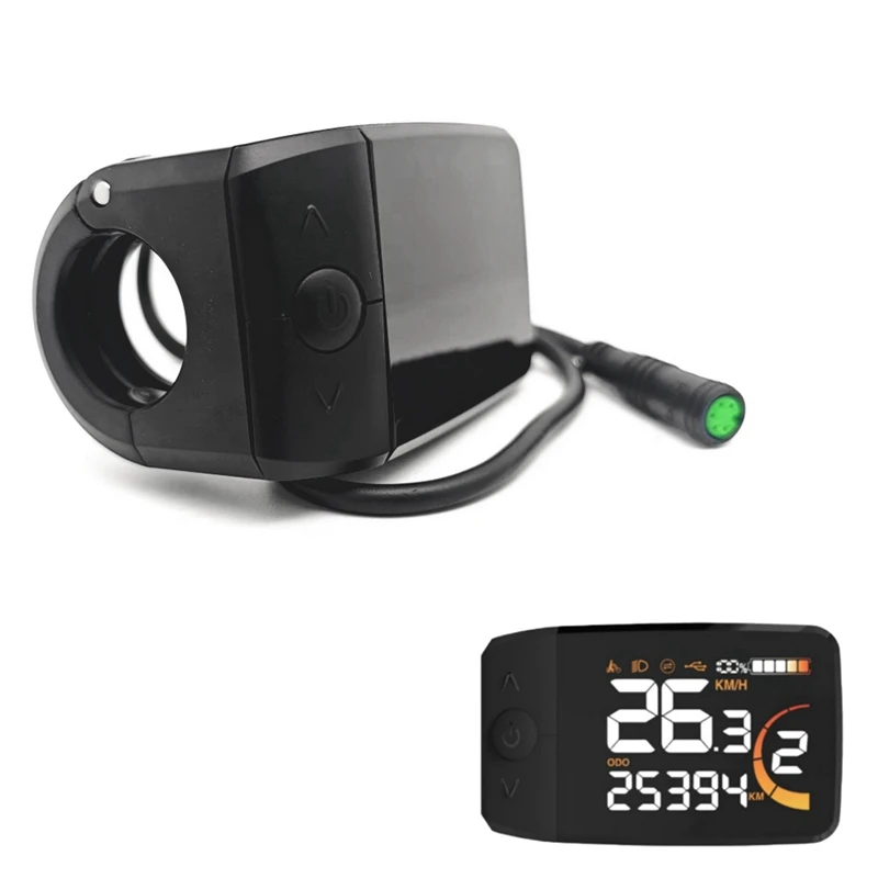 Electric Assisted Bicycle DZ5348 Color Instrument For Bafang MID Motor M400 G510 G33 BBS01 BBS02 BBSHD