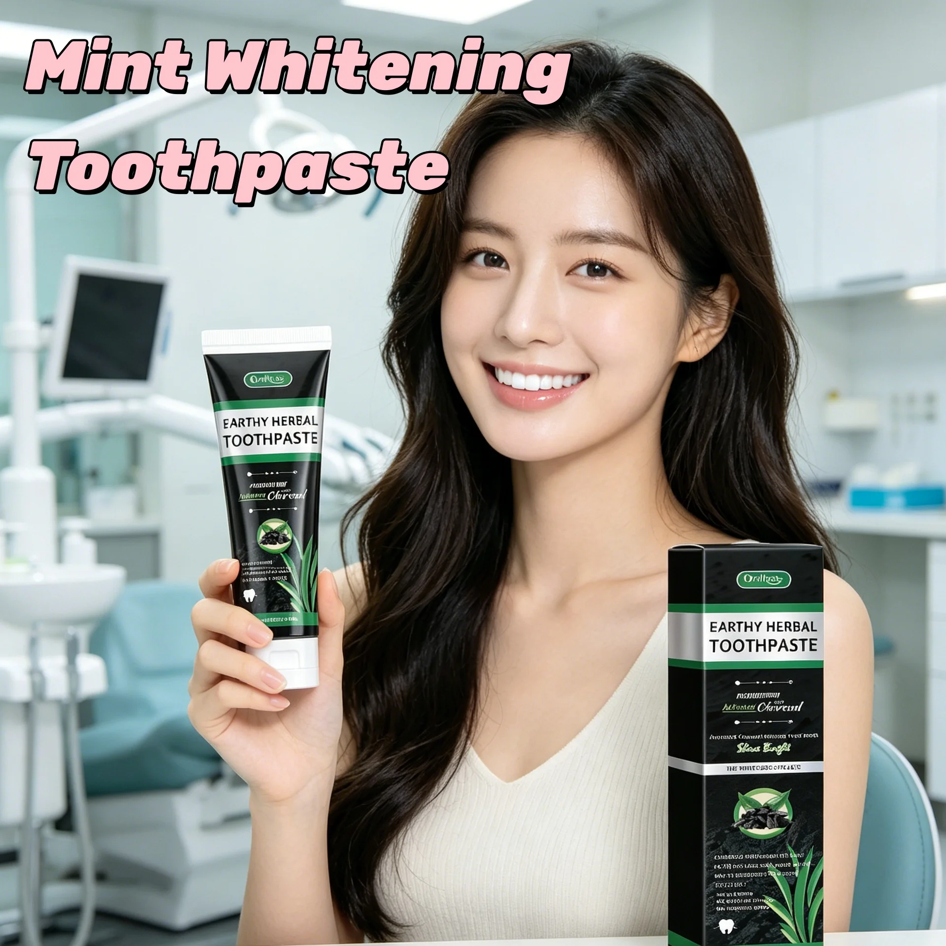Bamboo Charcoal Mint Toothpaste Natural Activated Carbon Teeth Whiten Remove Yellow Smoke Coffee Stain Fresh Breath Deep Clean