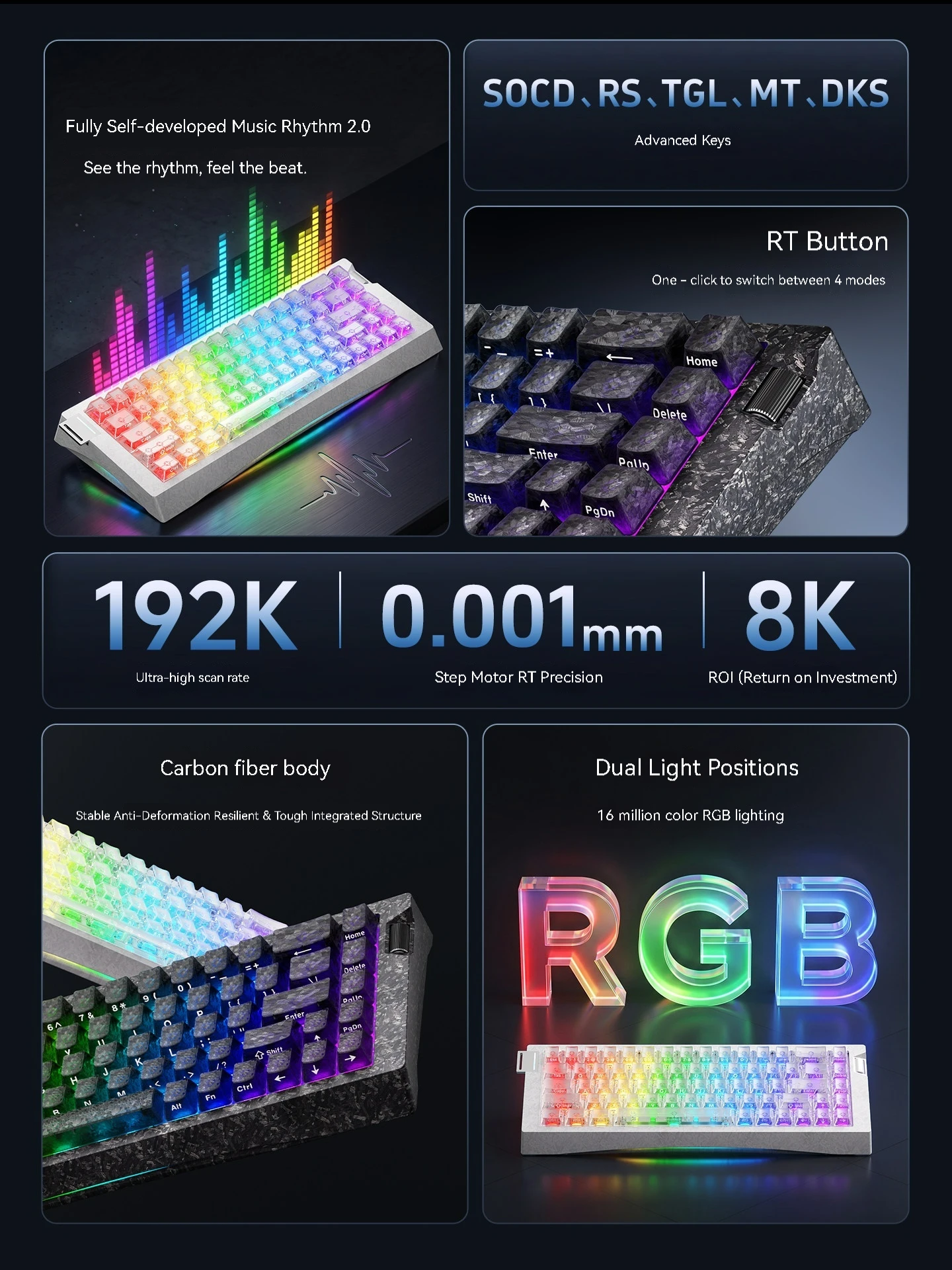 NUEVO Teclado para Juegos Ajaz - Gaming Keyboard Magnetic Switches reseña y precio