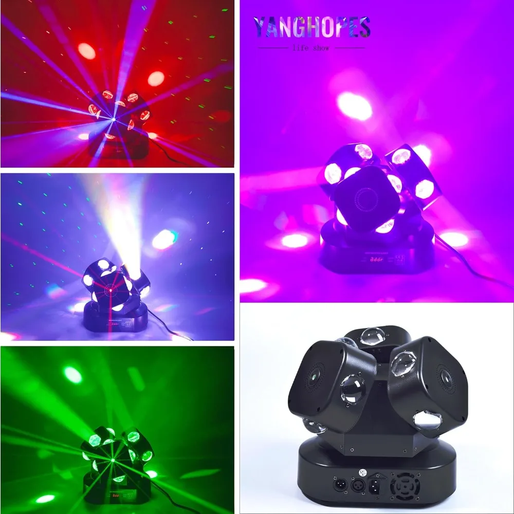 Light DMX 512 Strobe Light Voice controlled Party RGBW Beam Light Event DJ KTV Disco Wedding Concert Music Festival Stage Light