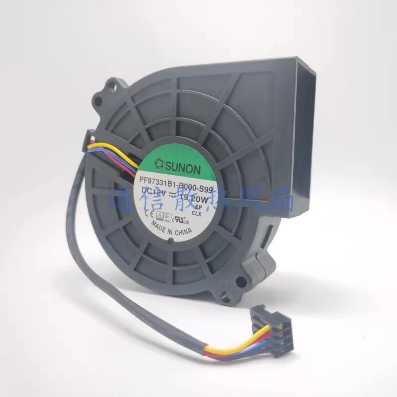 HTS  For  SUNON PF97331B1-B000-S99 12V DC 19.20W 4-wire blower fan 9733 9.7 cm 1PCS