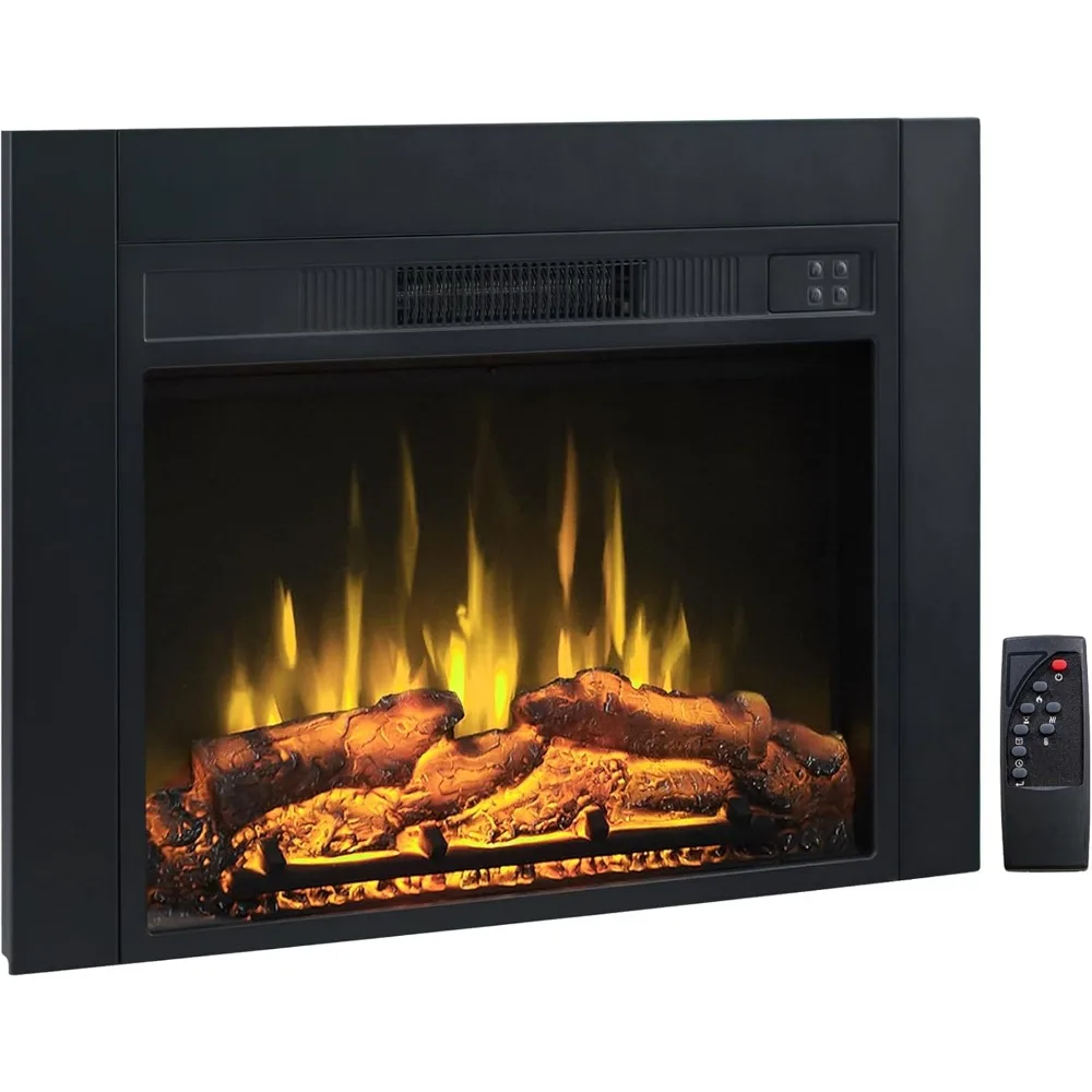 

Adam Electric Fireplace Insert with Front Trim, 23 Wide x 17 High, 1500W, Remote Control (EF447)