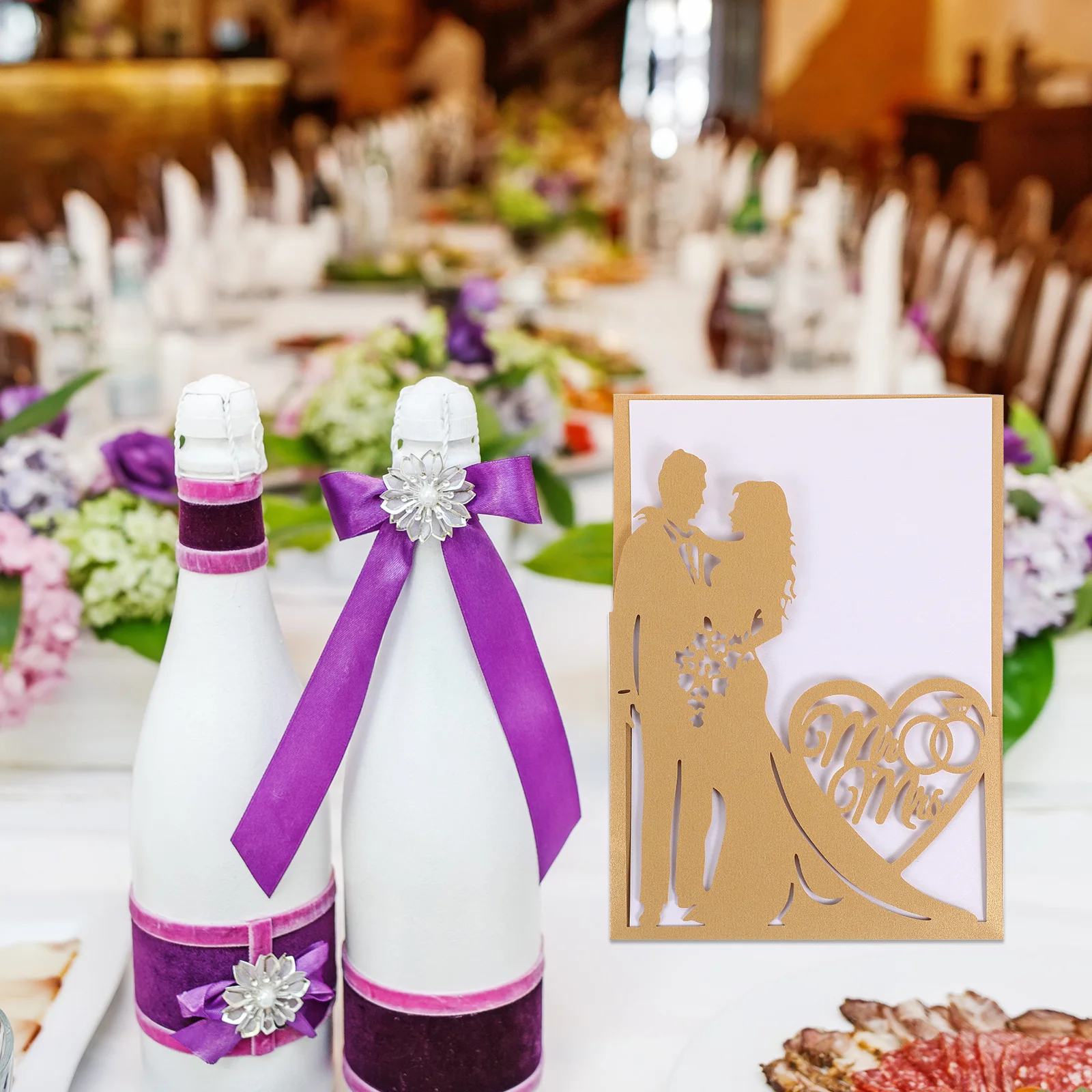 10pcs Invite Envelope Hollow-Out Design For Wedding Valentine Anniversary Celebration Cards Eco-Friendly Paper Decoration