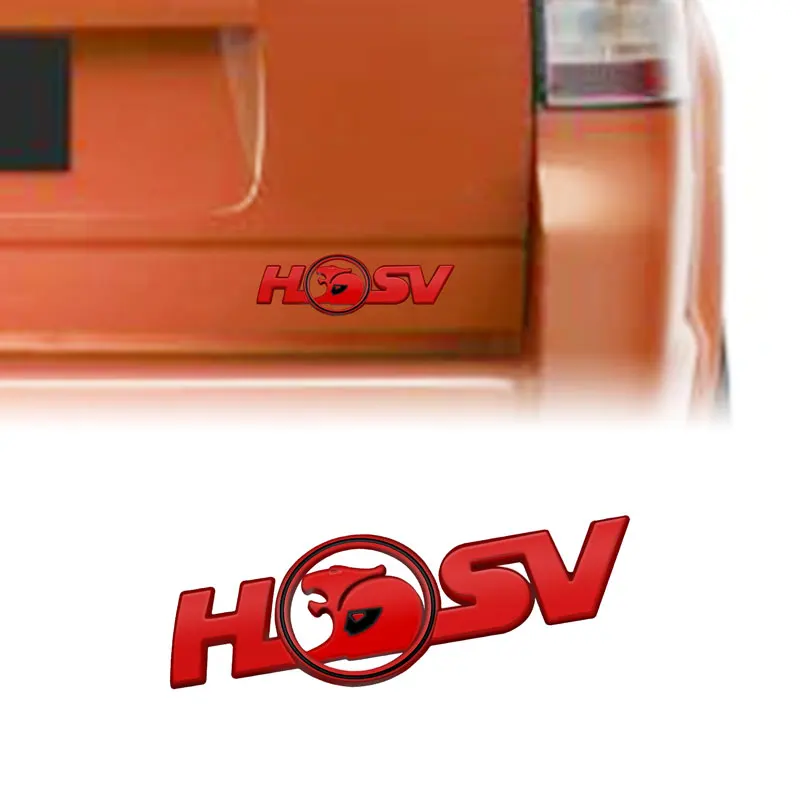 HSV رسالة شعار ملصق ل هولدن ، ثلاثية الأبعاد ديكور السيارة ، معدن الكروم ، شارة الجذع الخلفي ، شعار ل HSV ، أسترا ، كروز ، كابتيفا ، كومودور ، فولكس فاجن ، VX ، VU