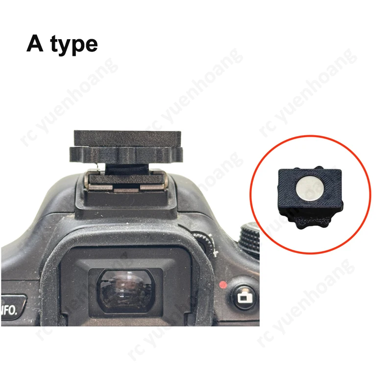 1PCS For DJI Mic Mini 2/2S Transmitter Magnetic Adapter Mount Hot Shoe Microphone Holder Compatible w DJI Action/Pocket Camera