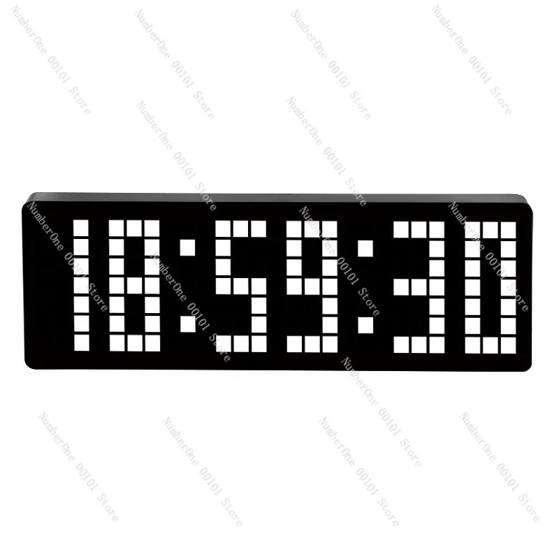 New 13inch creative pixel clock custom timer countdown/count-up alarm clock