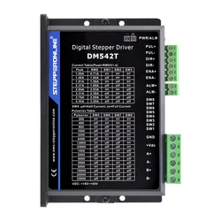 STEPPERONLINE DM542T Stepper Driver 1.0-4.2A 20-50VDC 2-phase Digital Open Loop Stepper Motor Controller for Nema 17/23 Stepper
