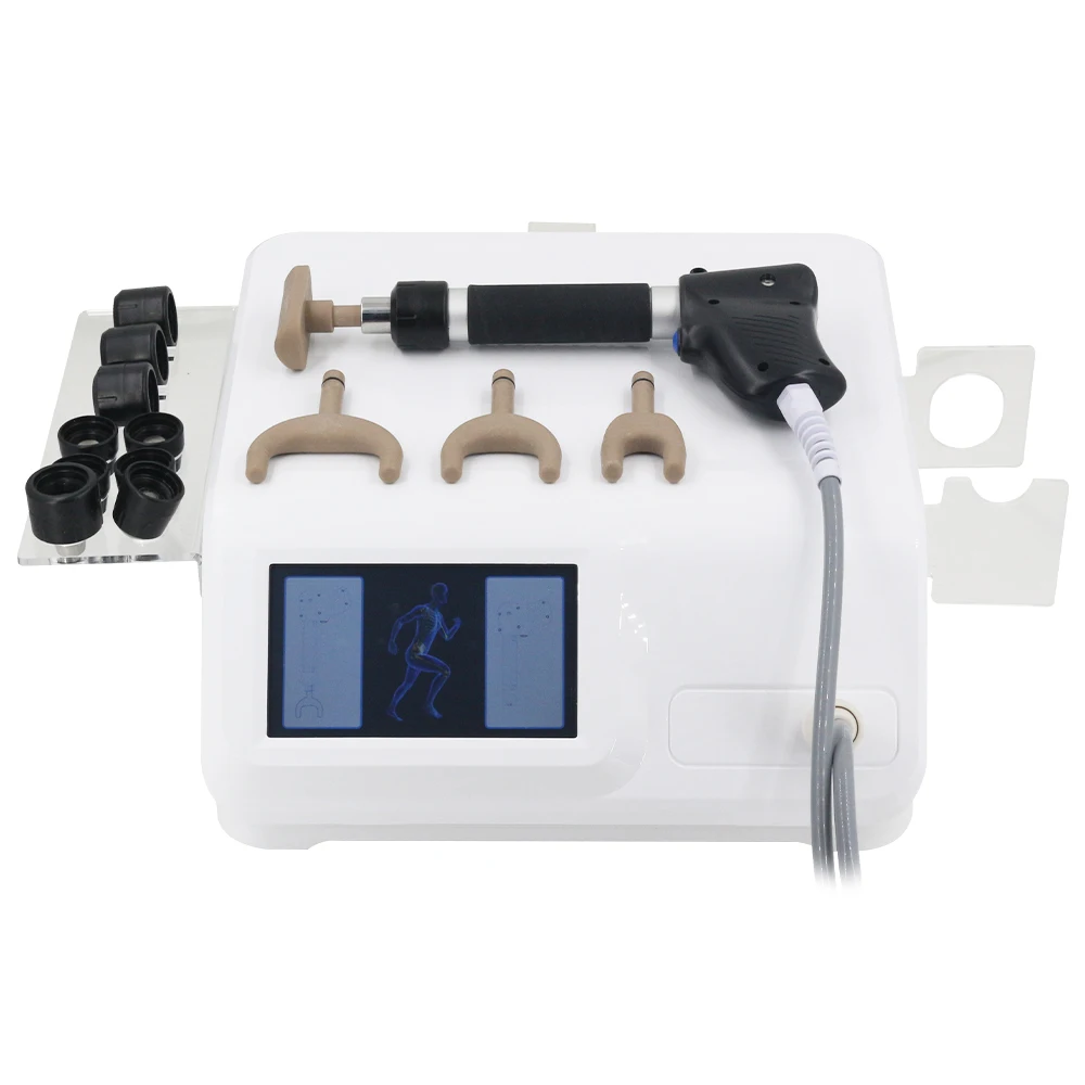 12Bar Pneumatic Shockwave Therapy Machine Plantar Fasciitis Pain Relief ED Treatment Shockwave Health Care Instrument