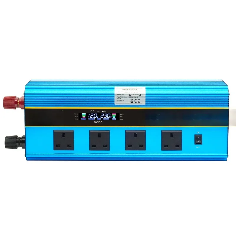 Plug-in inverter 3000W/6000W high-power inverter 12-24 rpm 240V