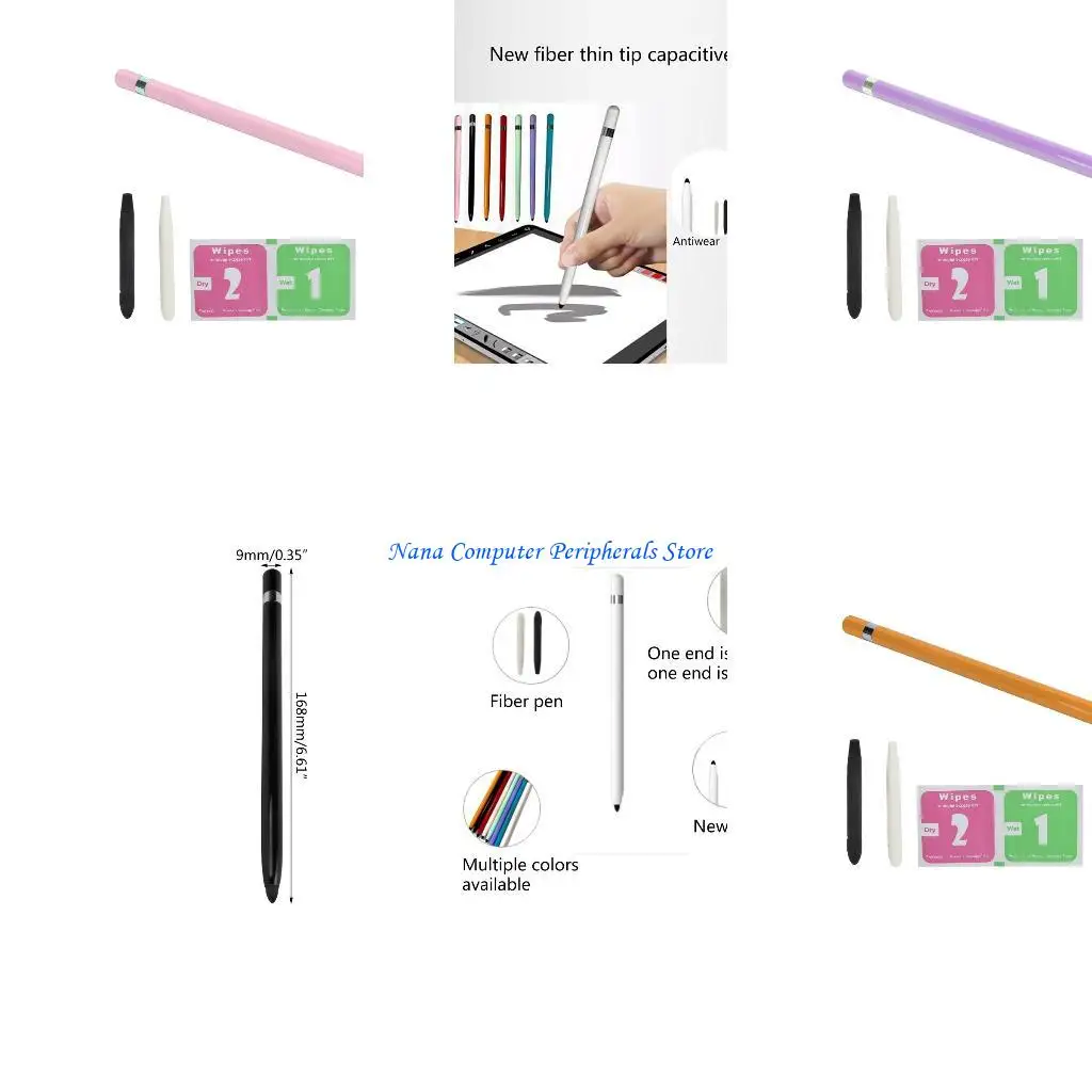 

F68C Capacitive Pen for Touch Screen Pencil For Tablet Cell Phone Laptop Soft