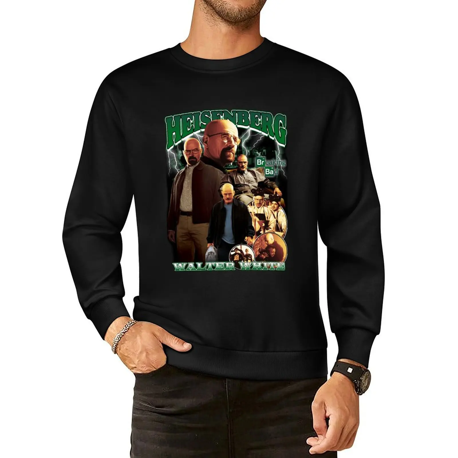 

Heinsenberg walter white bb - bootleg vintage Pullover Hoodie graphic t shirts men men's coat oversize sweatshirts