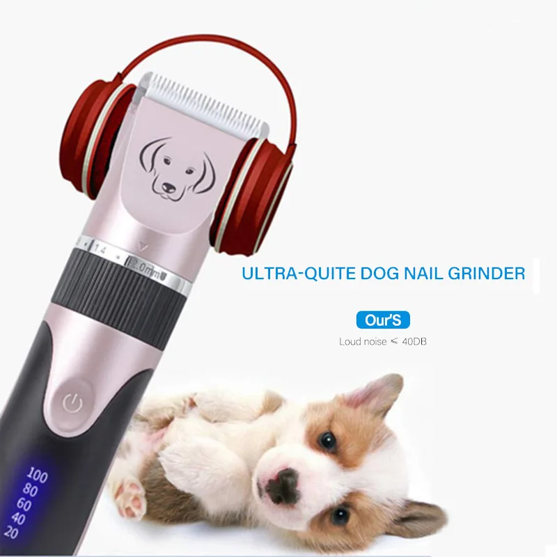 Dog Professional Electric Pet Hair Trimmer Dog Rechargeable Animals Grooming Clippers Cat Shaver Hait Cutting Machine