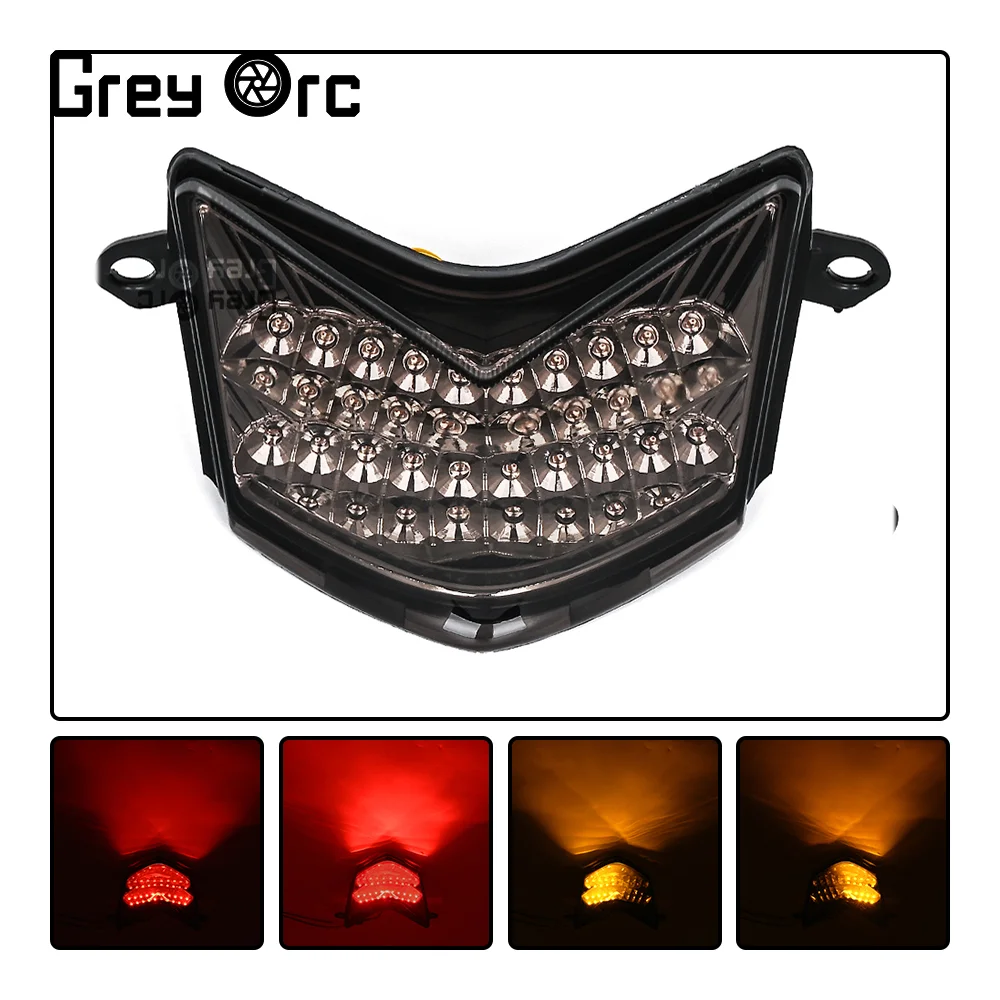 

Motorcycle LED Tail Light For Kawasaki ZX10R ZX-10R ZX 10R 2006 2007 Brake Turn Signals Integrated Light Taillight
