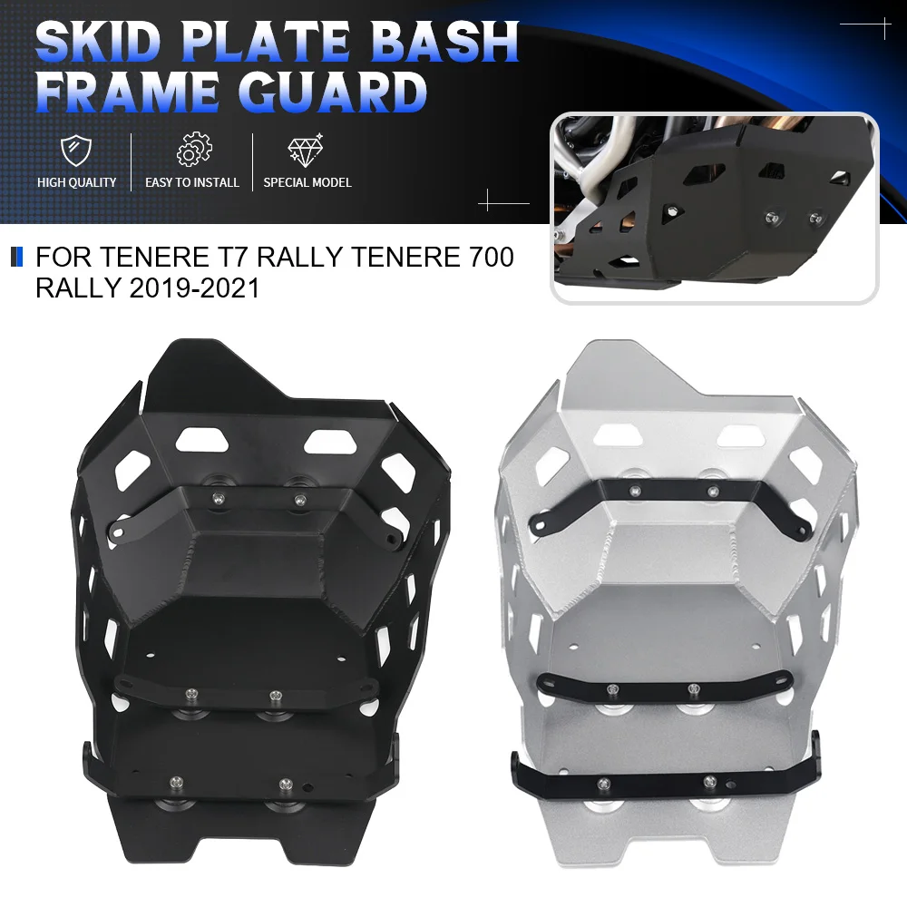 

For Yamaha Tenere T7 Rally Tenere 700 Rally 2019-2021 2020 Motorcycle Skid Plate Engine Protector Guard Chassis Protection Cover