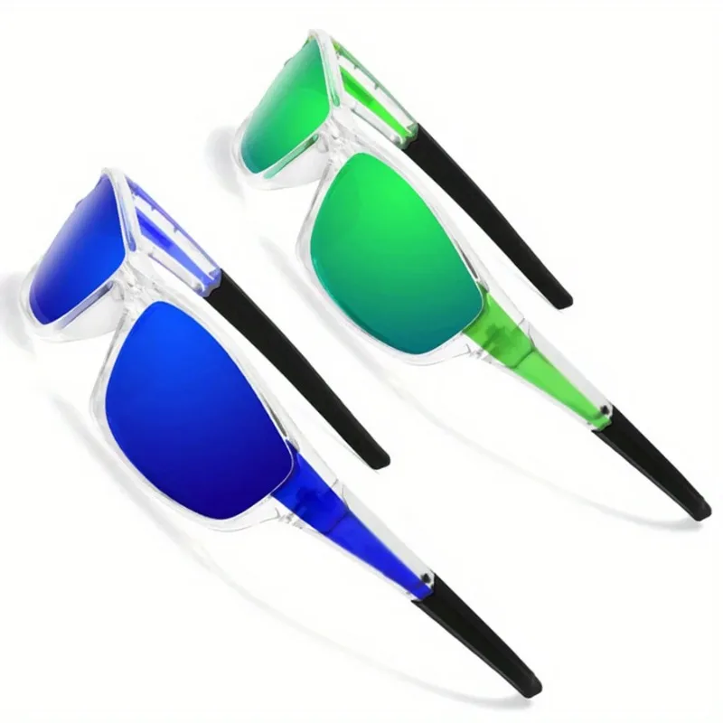 AliExpress CEYYOR 1/2PCS Sports Sunglasses for Men Lightweight Night Vision Male Shades Cycling Driving Fishing Fashion Mirror Sun Glasses